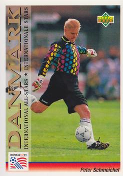 1993 Upper Deck World Cup Preview (English/German) #102 Peter Schmeichel Front