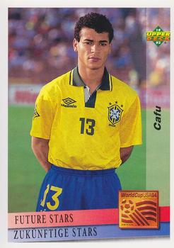 1993 Upper Deck World Cup Preview (English/German) #130 Cafu Front