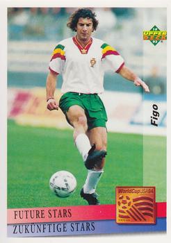 1993 Upper Deck World Cup Preview (English/German) #137 Figo Front