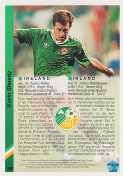 1993 Upper Deck World Cup Preview (English/German) #150 Kevin Sheedy Back