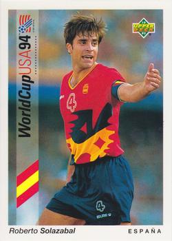 1993 Upper Deck World Cup Preview (English/German) #192 Roberto Solozabal Front