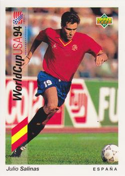 1993 Upper Deck World Cup Preview (English/German) #194 Julio Salinas Front