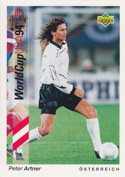 1993 Upper Deck World Cup Preview (English/German) #197 Peter Artner Front