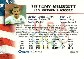 2000 Roox US Women's National Team #NNO Tiffeny Milbrett Back