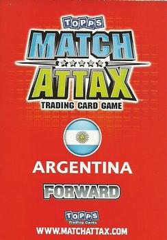 2010 Topps Match Attax England 2010 #NNO Lionel Messi Back