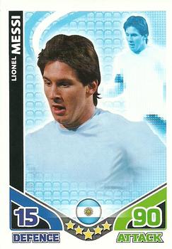 2010 Topps Match Attax England 2010 #NNO Lionel Messi Front