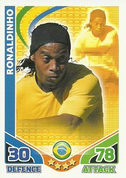 2010 Topps Match Attax England 2010 #NNO Ronaldinho Front
