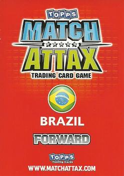 2010 Topps Match Attax England 2010 #NNO Luis Fabiano Back