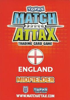 2010 Topps Match Attax England 2010 #NNO Aaron Lennon Back
