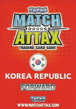2010 Topps Match Attax England 2010 #NNO Park Chu-Young Back