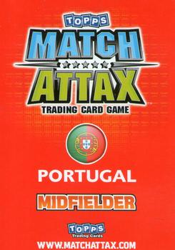 2010 Topps Match Attax England 2010 #NNO Raul Meireles Back