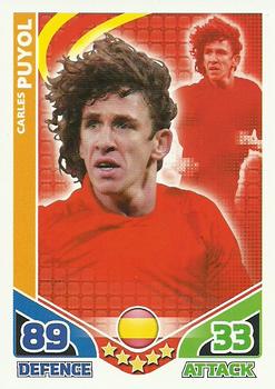 2010 Topps Match Attax England 2010 #NNO Carles Puyol Front