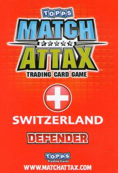 2010 Topps Match Attax England 2010 #NNO Ludovic Magnin Back