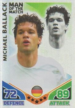 2010 Topps Match Attax England 2010 #NNO Michael Ballack Front