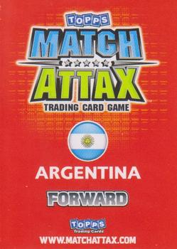 2010 Topps Match Attax England 2010 #NNO Lionel Messi Back
