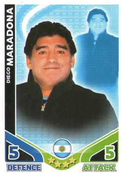 2010 Topps Match Attax England 2010 #NNO Diego Maradona Front