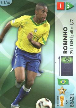 2006 Panini Goaaal! World Cup Germany #111 Robinho Front