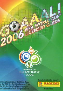 2006 Panini Goaaal! World Cup Germany #136 Santa Cruz Back