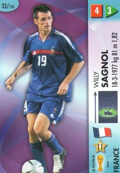 2006 Panini Goaaal! World Cup Germany #33 Willy Sagnol Front