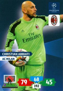 2013-14 Panini Adrenalyn XL UEFA Champions League #181 Christian Abbiati Front