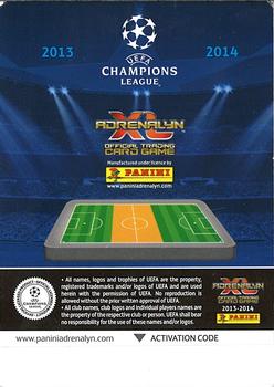 2013-14 Panini Adrenalyn XL UEFA Champions League #257 Alex Teixeira Back