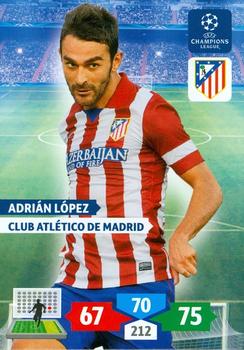 2013-14 Panini Adrenalyn XL UEFA Champions League #62 Adrian Lopez Front
