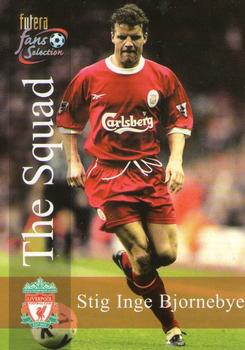 2000 Futera Fans Selection Liverpool #116 Stig Inge Bjornebye Front