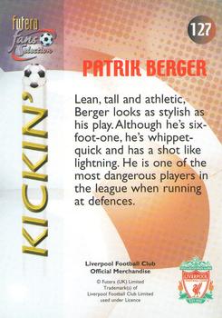 2000 Futera Fans Selection Liverpool #127 Patrik Berger Back