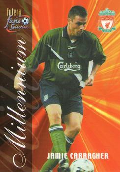 2000 Futera Fans Selection Liverpool #139 Jamie Carragher Front