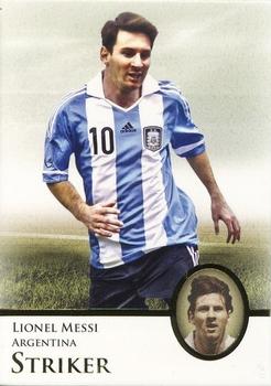 2013 Futera Unique World Football #125 Lionel Messi Front