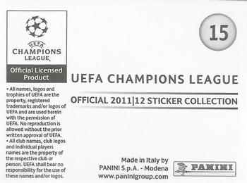 2011-12 Panini UEFA Champions League Stickers #15 David Alaba Back