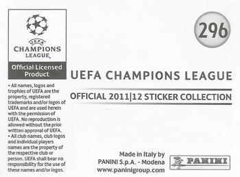 2011-12 Panini UEFA Champions League Stickers #296 Bruno Saltor Back