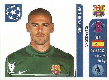 2011-12 Panini UEFA Champions League Stickers #482 Victor Valdes Front