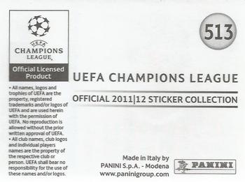 2011-12 Panini UEFA Champions League Stickers #513 Alexandre Pato Back