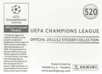 2011-12 Panini UEFA Champions League Stickers #520 Yegor Filipenko Back