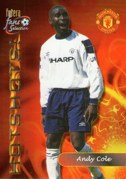 2000 Futera Fans Selection Manchester United #147 Andy Cole Front