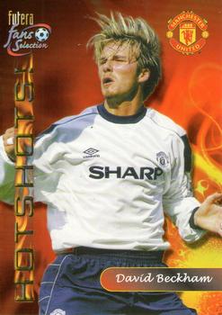 2000 Futera Fans Selection Manchester United #148 David Beckham Front