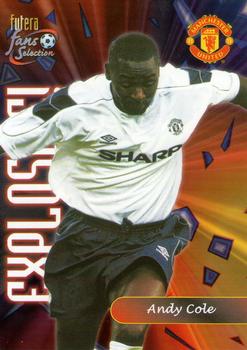 2000 Futera Fans Selection Manchester United #177 Andy Cole Front