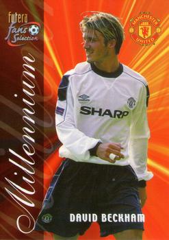 2000 Futera Fans Selection Manchester United #184 David Beckham Front