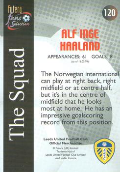 2000 Futera Fans Selection Leeds United #120 Alf Inge Haaland Back