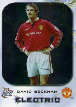 2000 Futera Fans Selection Manchester United - Electric #NNO David Beckham Front