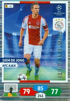 2013-14 Panini Adrenalyn XL UEFA Champions League - Fans' Favourites #NNO Siem de Jong Front