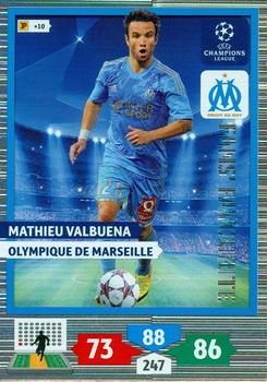 2013-14 Panini Adrenalyn XL UEFA Champions League - Fans' Favourites #NNO Mathieu Valbuena Front