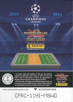 2013-14 Panini Adrenalyn XL UEFA Champions League - Limited Editions #ARS-MO Mesut Ozil Back