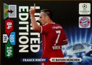2013-14 Panini Adrenalyn XL UEFA Champions League - Limited Editions #BAYM-FR Franck Ribery Front