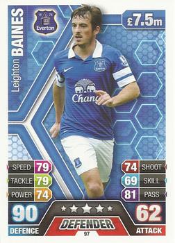 2013-14 Topps Match Attax Premier League #97 Leighton Baines Front