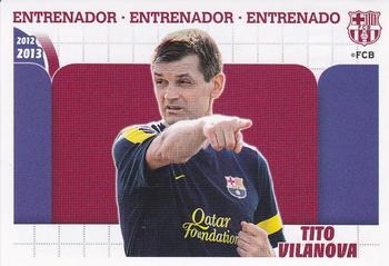 2012-13 Panini FC Barcelona Stickers #14 Tito Vilanova Front