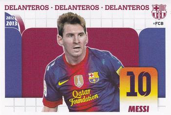 2012-13 Panini FC Barcelona Stickers #25 Messi Front