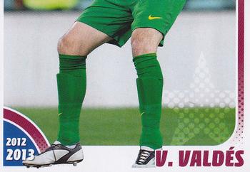2012-13 Panini FC Barcelona Stickers #36 V. Valdés Front