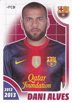 2012-13 Panini FC Barcelona Stickers #49 Dani Alves Front